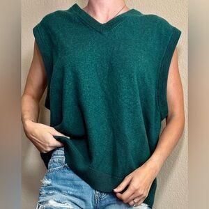 Turnbury Merino Wool Dark Green Sweater Vest Mens 2X B